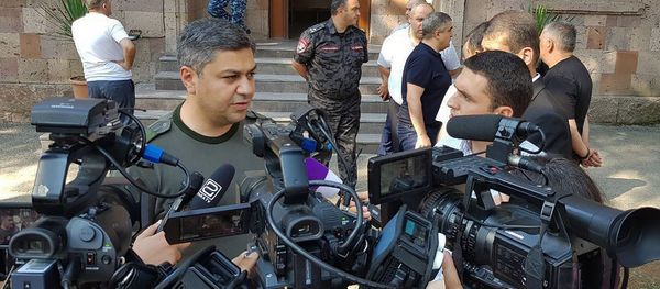 Глава СНБ Артур Ванецян отвечает на вопросы журналистов (18 июля 2019). Иджеван - Sputnik Արմենիա
