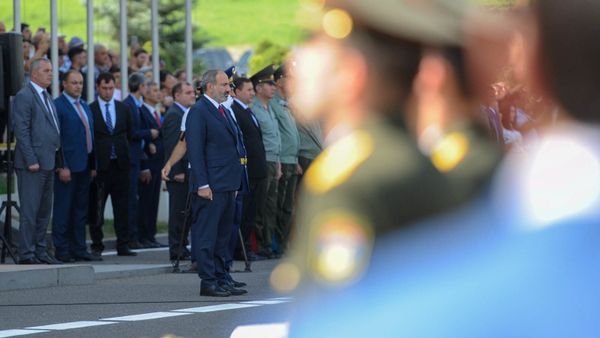 Церемония вручения дипломов выпускникам военно-учебных заведений (22 июля 2019). Еревaн - Sputnik Армения