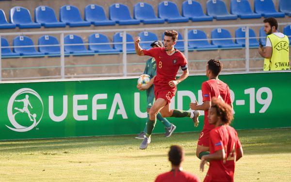 Полуфинальный футбольный матч ЧЕ U-19 между молодежными сборными Португалии и Ирландии (24 июля 2019). Еревaн - Sputnik Армения