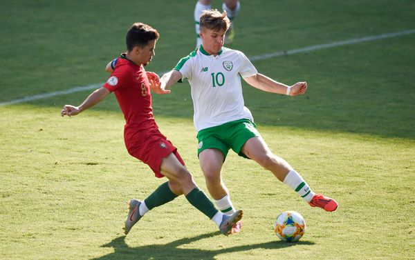 Полуфинальный футбольный матч ЧЕ U-19 между молодежными сборными Португалии и Ирландии (24 июля 2019). Еревaн - Sputnik Армения