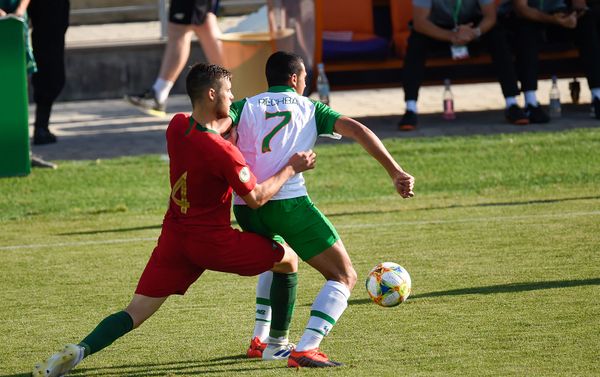Полуфинальный футбольный матч ЧЕ U-19 между молодежными сборными Португалии и Ирландии (24 июля 2019). Еревaн - Sputnik Армения