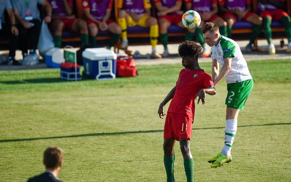 Полуфинальный футбольный матч ЧЕ U-19 между молодежными сборными Португалии и Ирландии (24 июля 2019). Еревaн - Sputnik Армения