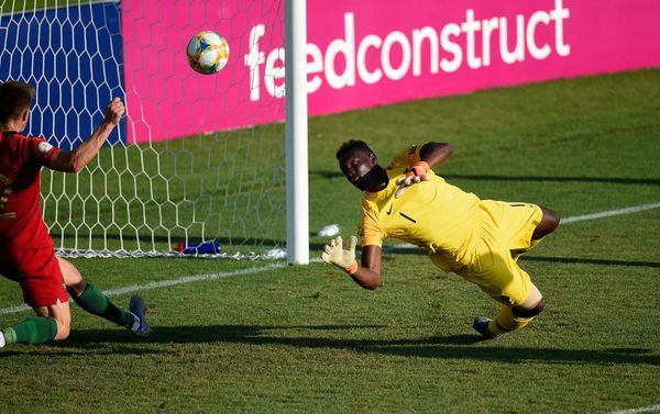 Полуфинальный футбольный матч ЧЕ U-19 между молодежными сборными Португалии и Ирландии (24 июля 2019). Еревaн - Sputnik Армения