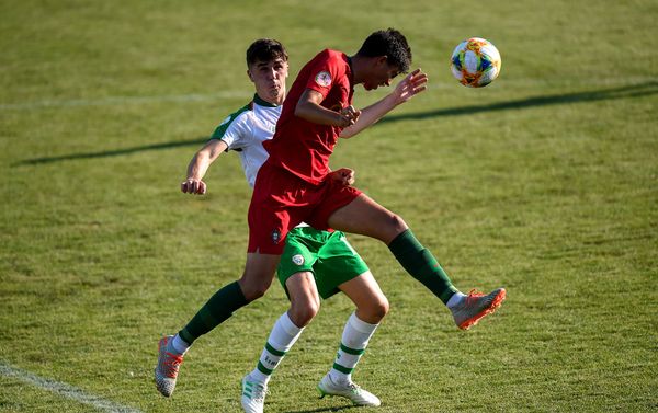 Полуфинальный футбольный матч ЧЕ U-19 между молодежными сборными Португалии и Ирландии (24 июля 2019). Еревaн - Sputnik Армения