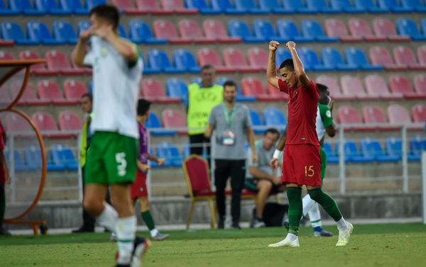 Полуфинальный футбольный матч ЧЕ U-19 между молодежными сборными Португалии и Ирландии (24 июля 2019). Еревaн - Sputnik Армения