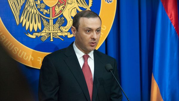 Пресс-конференция секретаря Совета безопасности Армении Армена Григоряна (26 июля 2019). Еревaн - Sputnik Արմենիա