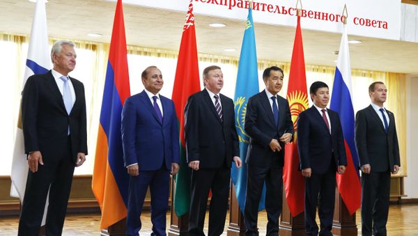 Заседание межправительственного совета стран-членов ЕАЭС в Белоруссии - Sputnik Армения