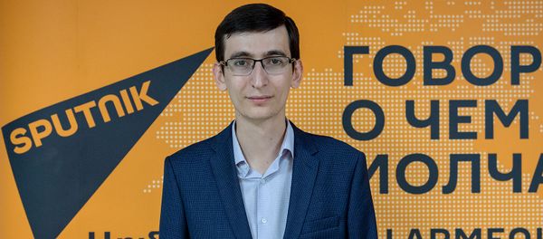 Военный эксперт Леонид Нерсисян в рамках SputnikPro в мультимедийном пресс-центре Sputnik Армения (1 августа 2019). Еревaн Военный эксперт Леонид Нерсисян в рамках SputnikPro в мультимедийном пресс-центре Sputnik Армения (1 августа 2019). Еревaн - Sputnik Армения
