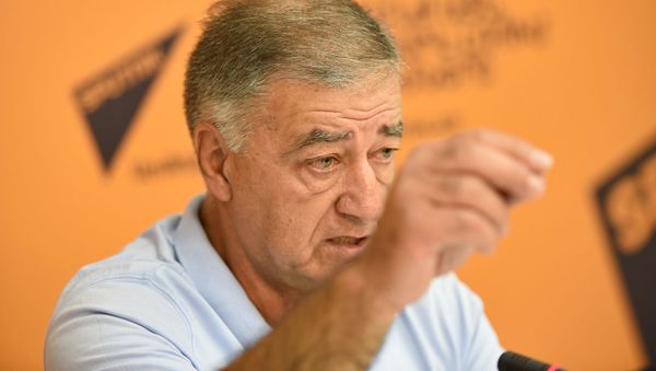 Саркис Шахазизян на пресс-конференции в мультимедийном пресс-центре Sputnik Армения (8 августа 2019). Еревaн - Sputnik Արմենիա