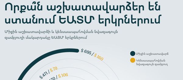 Որքա՞ն աշխատավարձեր են ստանում ԵԱՏՄ երկրներում - Sputnik Արմենիա