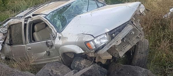 Страшная авария в Арагацотнской области Армении (10 августа, 2019) - Sputnik Արմենիա