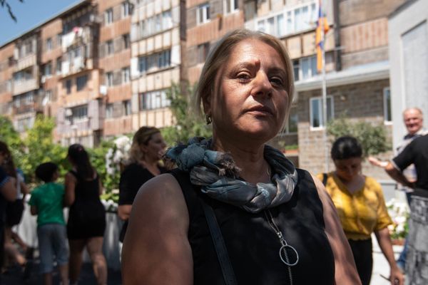 «Ես Սաշին խոսք եմ տալիս...». Մեծամորում Ապրիլյանի զոհերին նվիրված հուշարձան բացվեց «Ես Սաշին խոսք եմ տալիս...». Մեծամորում Ապրիլյանի զոհերին նվիրված հուշարձան բացվեց - Sputnik Արմենիա