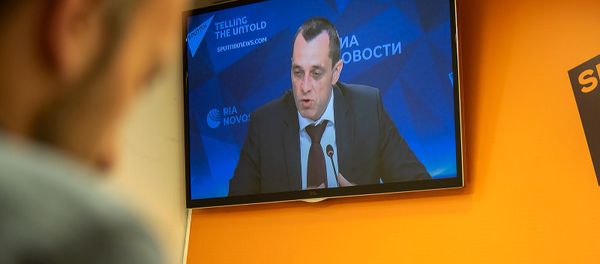 Член Коллегии (министр) по промышленности и агропромышленному комплексу ЕЭК Александр Субботин представил прогнозы развития агропромышленного комплекса в ходе видеомоста Москвa-Еревaн-Минск-Кишинев (16 августа 2019). Еревaн - Sputnik Армения