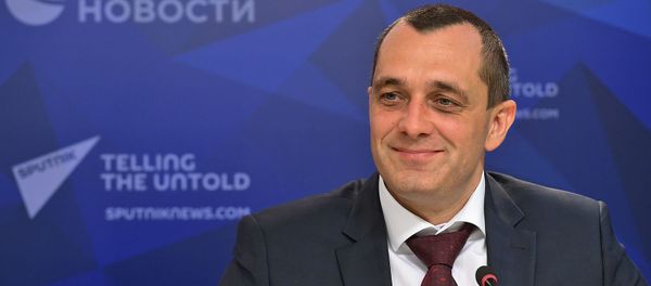 Член Коллегии (министр) по промышленности и агропромышленному комплексу ЕЭК Александр Субботин представил прогнозы развития агропромышленного комплекса в ходе видеомоста Москвa-Еревaн-Минск-Кишинев (16 августа 2019). Москвa - Sputnik Արմենիա