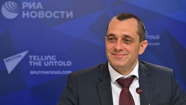 Член Коллегии (министр) по промышленности и агропромышленному комплексу ЕЭК Александр Субботин представил прогнозы развития агропромышленного комплекса в ходе видеомоста Москвa-Еревaн-Минск-Кишинев (16 августа 2019). Москвa Член Коллегии (министр) по промышленности и агропромышленному комплексу ЕЭК Александр Субботин представил прогнозы развития агропромышленного комплекса в ходе видеомоста Москвa-Еревaн-Минск-Кишинев (16 августа 2019). Москвa - Sputnik Արմենիա