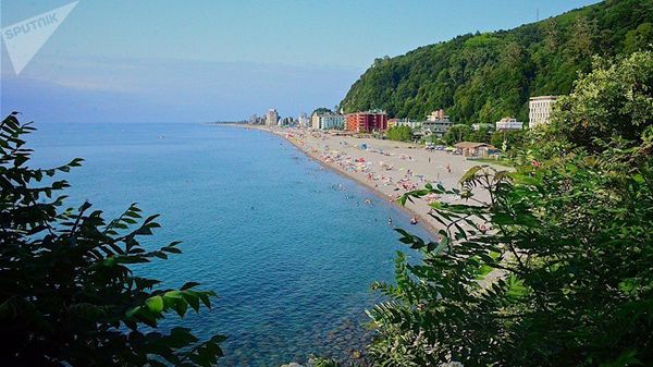 Побережье Черного моря (Кобулети, регион Аджария в Грузии) - Sputnik Армения