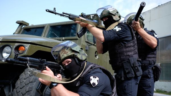 Сотрудники ОМОНа Главного управления Росгвардии по Краснодарскому краю на своей базе. - Sputnik Արմենիա