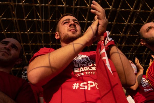 Болельщик фан-клуба Red Eagles и ереванского Арарат-Армения во время первого матча четвертого квалификационного раунда Лиги Европы 2019-2020 против против люксембургского Дюделанж (22 августа 2019). Еревaн - Sputnik Армения