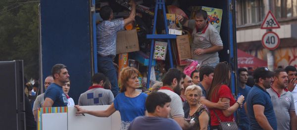 Пожар в Малатия молл (24.08.2019) Еревaн - Sputnik Արմենիա