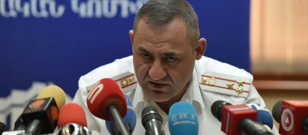 Глава следственной группы по делу Амулсара Юра Иванян на пресс-конференции (26 августа 2019). Еревaн - Sputnik Армения