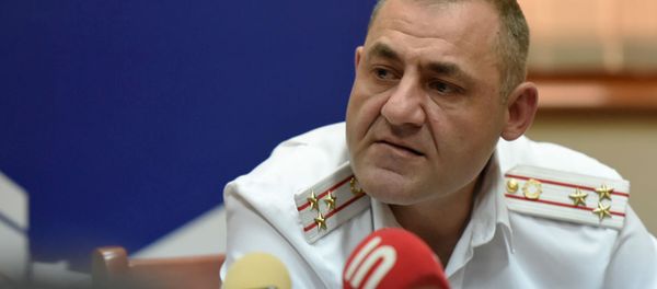 Глава следственной группы по делу Амулсара Юра Иванян на пресс-конференции (26 августа 2019). Еревaн Глава следственной группы по делу Амулсара Юра Иванян на пресс-конференции (26 августа 2019). Еревaн - Sputnik Արմենիա