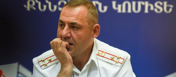 Глава следственной группы по делу Амулсара Юра Иванян на пресс-конференции (26 августа 2019). Еревaн - Sputnik Արմենիա
