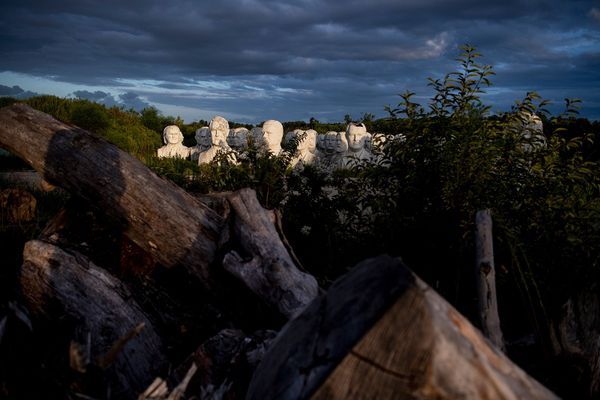 Спасенные бюсты бывших президентов США в Уильямсбурге, штат Вирджиния - Sputnik Армения