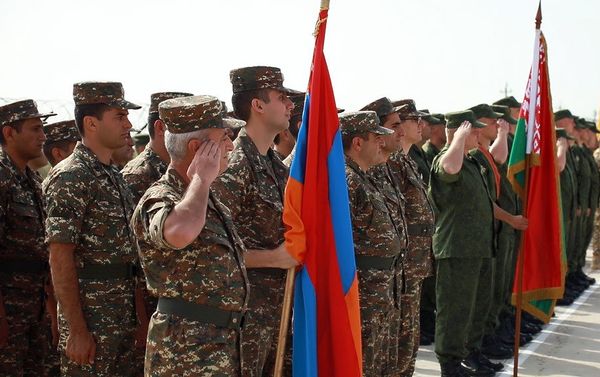 Торжественная церемония открытия совместного учения войск ПВО вооруженных сил государств – участников Объединенной системы ПВО СНГ «Боевое Содружество-2019» (2 сентября 2019). Полигон «Ашулук», Астраханская область - Sputnik Армения