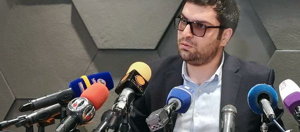 Пресс-конференция Геворга Тамамяна (3 сентября 2019). Еревaн - Sputnik Армения