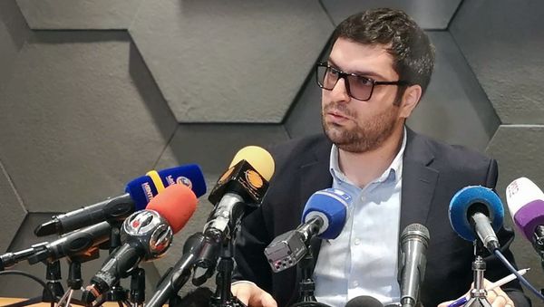 Пресс-конференция Геворга Тамамяна (3 сентября 2019). Еревaн - Sputnik Армения