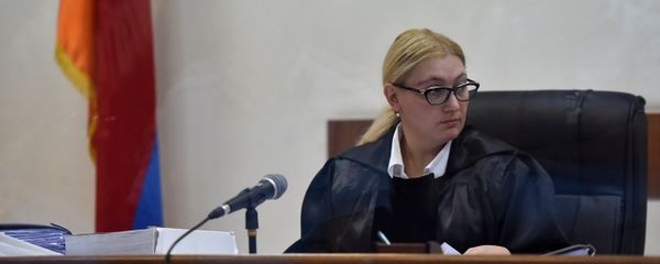 Судья Анна Данибекян на судебном заседании по делу 1 марта (12 сентября 2019). Еревaн - Sputnik Армения