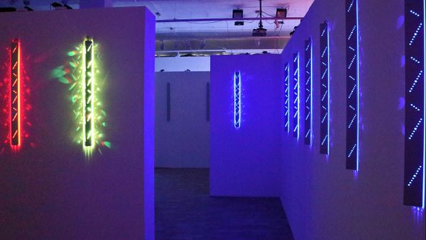 Световая инсталляция Лабиринты света. Калейдоскоп в Москве в галерее На Каширке  - Sputnik Армения