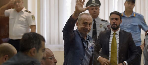 Роберт Кочарян перед началом судебного заседания по делу 1 марта (17 сентября 2019). Еревaн - Sputnik Արմենիա