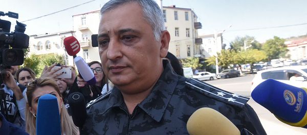 Пресс-секретарь полиции Ашот Агаронян ответил на вопросы журналистов (18 сентября 2019). Еревaн - Sputnik Армения