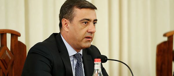 Исполняющий обязанности главы СНБ Эдуард Мартиросян на заседании руководящего состава СНБ (20 сентября 2019). Еревaн - Sputnik Արմենիա