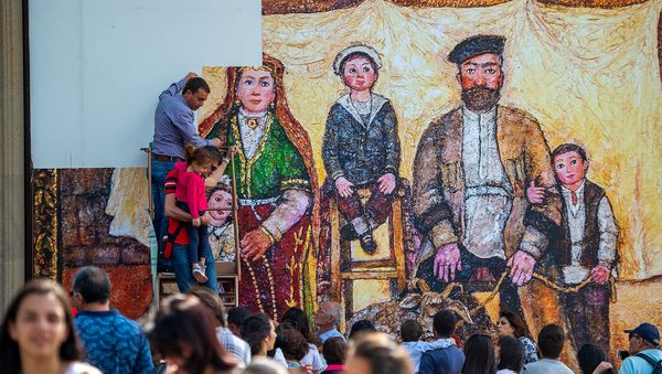 Праздничные гулянья в День Независимости Армении (21 сентября 2019). Гюмри - Sputnik Արմենիա