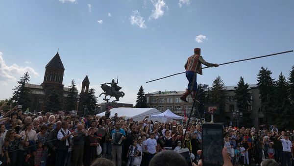 Праздничные мероприятия в День Независимости Армении (21 сентября 2019). Гюмри - Sputnik Արմենիա