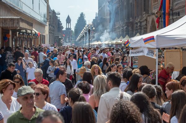 Праздничные гулянья в День Независимости Армении (21 сентября 2019). Гюмри - Sputnik Армения