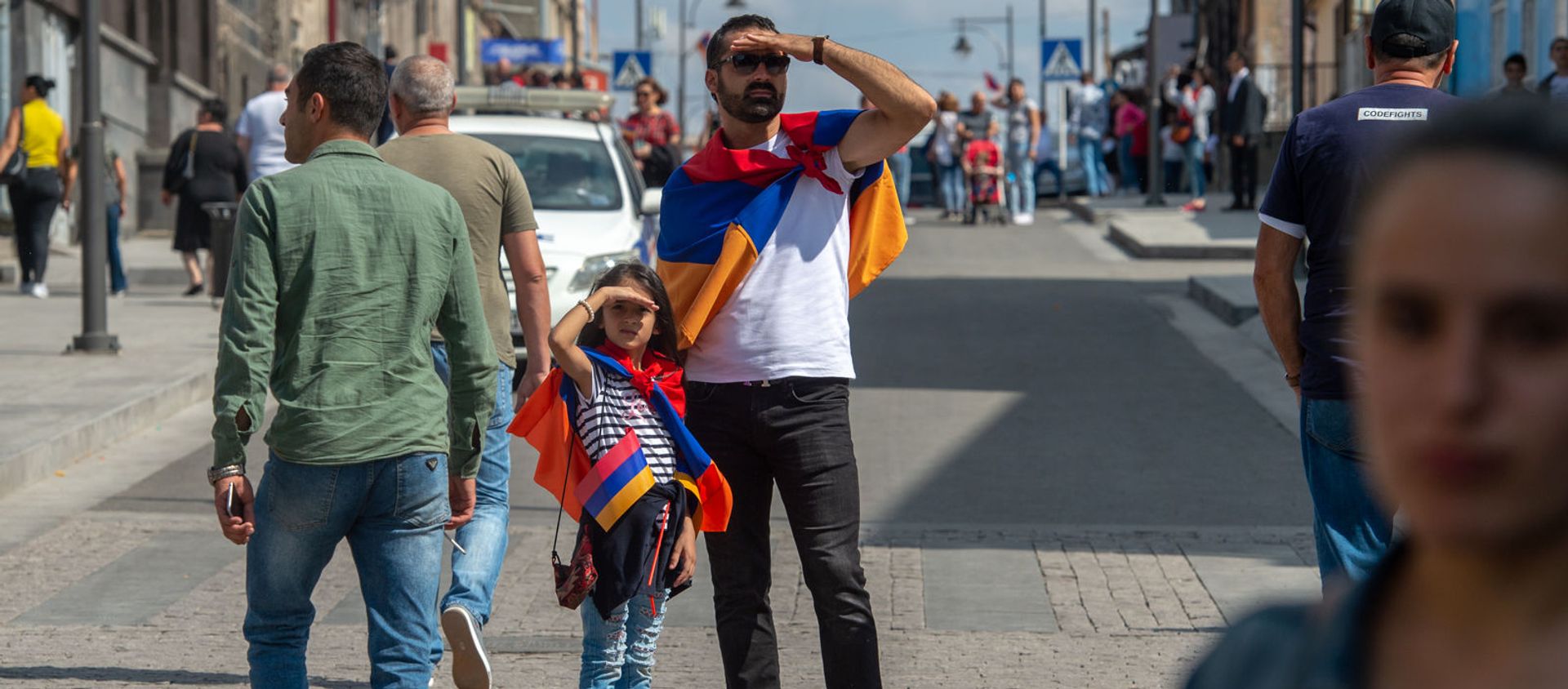 Праздничные гулянья в День Независимости Армении (21 сентября 2019). Гюмри - Sputnik Արմենիա, 1920, 21.09.2020