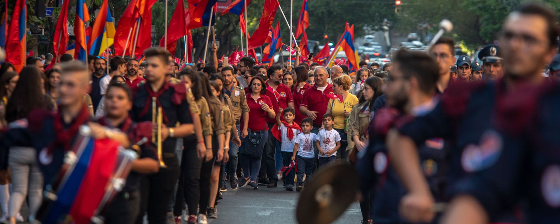 Праздничные гулянья в День Независимости Армении (21 сентября 2019). Ереван - Sputnik Армения, 1920, 15.09.2021