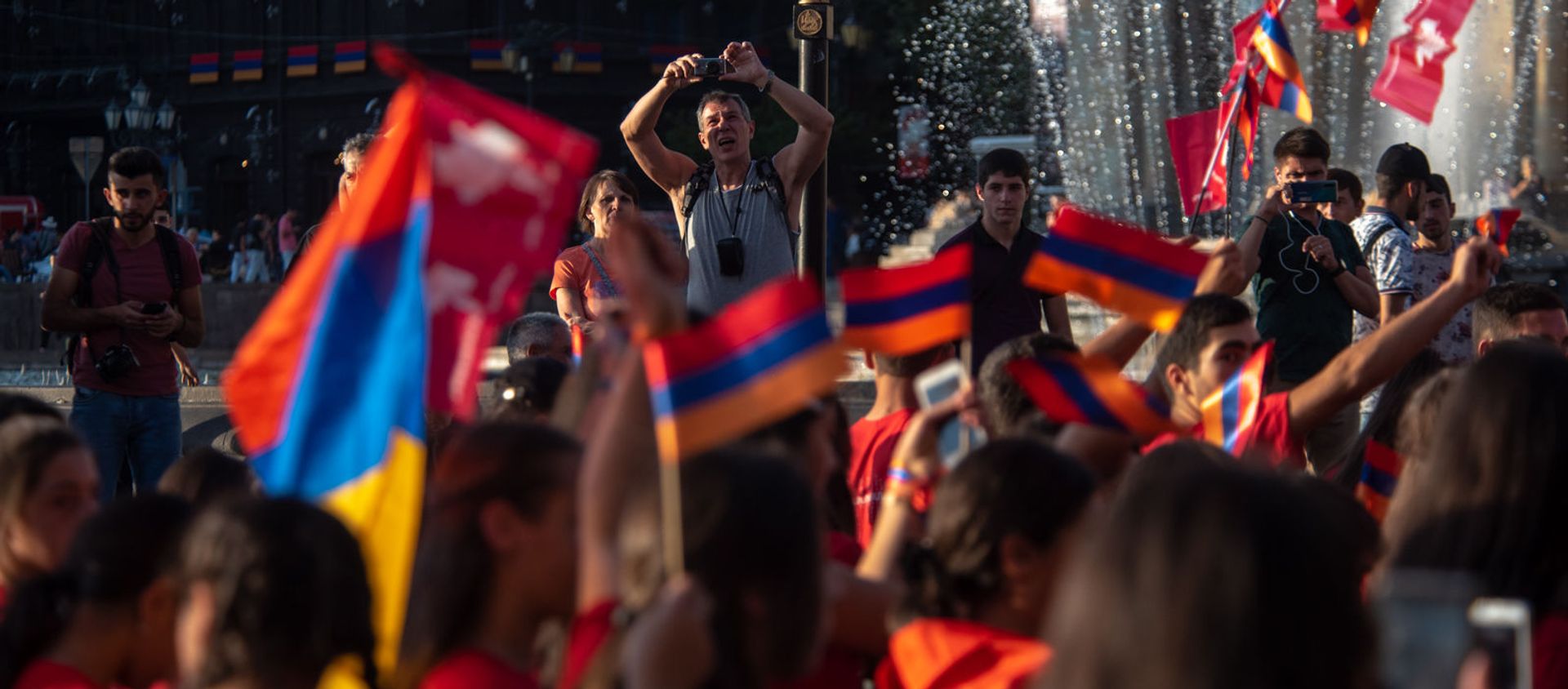 Праздничные гулянья в День Независимости Армении (21 сентября 2019). Ереван - Sputnik Армения, 1920, 08.09.2021