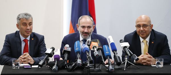 Пресс-конференция премьер-министра Никола Пашиняна (22 сентября 2019). Лос-Анджелес - Sputnik Արմենիա