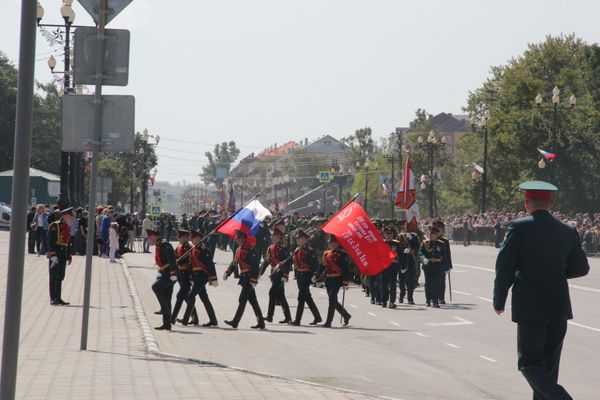 Южно-Сахалинск отмечает День окончания Второй мировой войны. Южно-Сахалинск отмечает День окончания Второй мировой войны. - Sputnik Армения