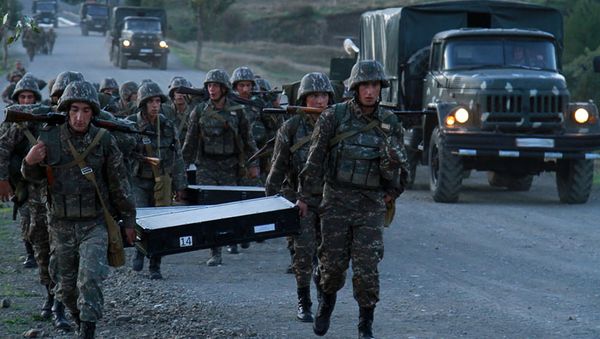 Военные учения Армии Обороны Карабаха - Sputnik Армения