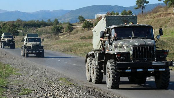 Военные учения Армии Обороны Карабаха - Sputnik Армения