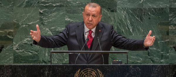 Выступление президента Турции Реджепа Тайипа Эрдогана на 74-й Генеральной Ассамблее ООН (24 сентября 2019). Нью Йорк - Sputnik Армения