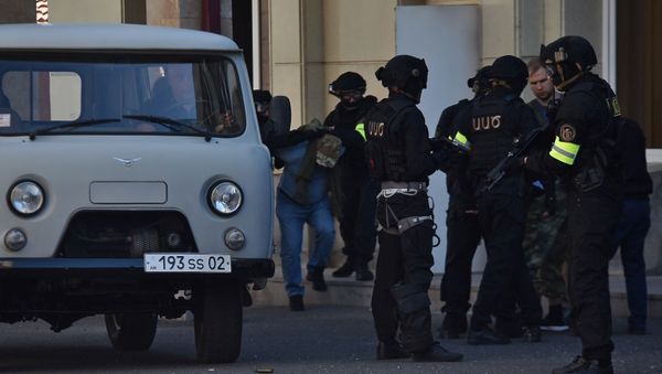 Антитеррористические учения государств-членов СНГ Арарат-Антитеррор-2019 (25 сентября 2019). Еревaн - Sputnik Армения