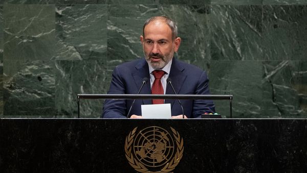 Выступление премьер-министра Армении Никола Пашиняна на 74-й сессии Генассамблеи ООН (25 сентября 2019). Нью-Йорк - Sputnik Армения