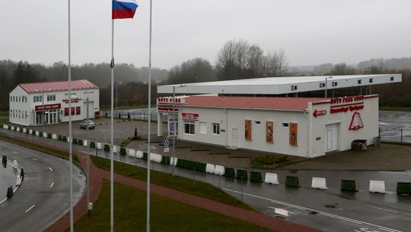 Пункт пропуска на российско-польской границе. Калининградская область. - Sputnik Армения