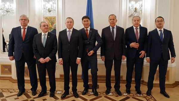 Встреча Министров иностранных дел стран-членов ОДКБ в рамках 74-й сессии Генеральной Ассамблеи ООН (27 сентября 2019). Нью-Йорк - Sputnik Армения